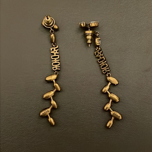 Dior Crystal Drop Earrings - Picture 4 of 5